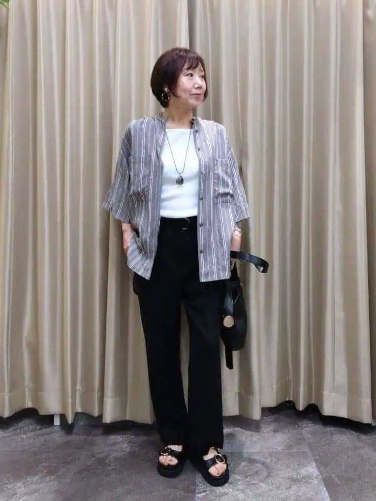 自由区 鶴田 コーディネート画像