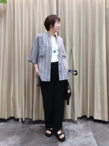 自由区 鶴田 コーディネート画像