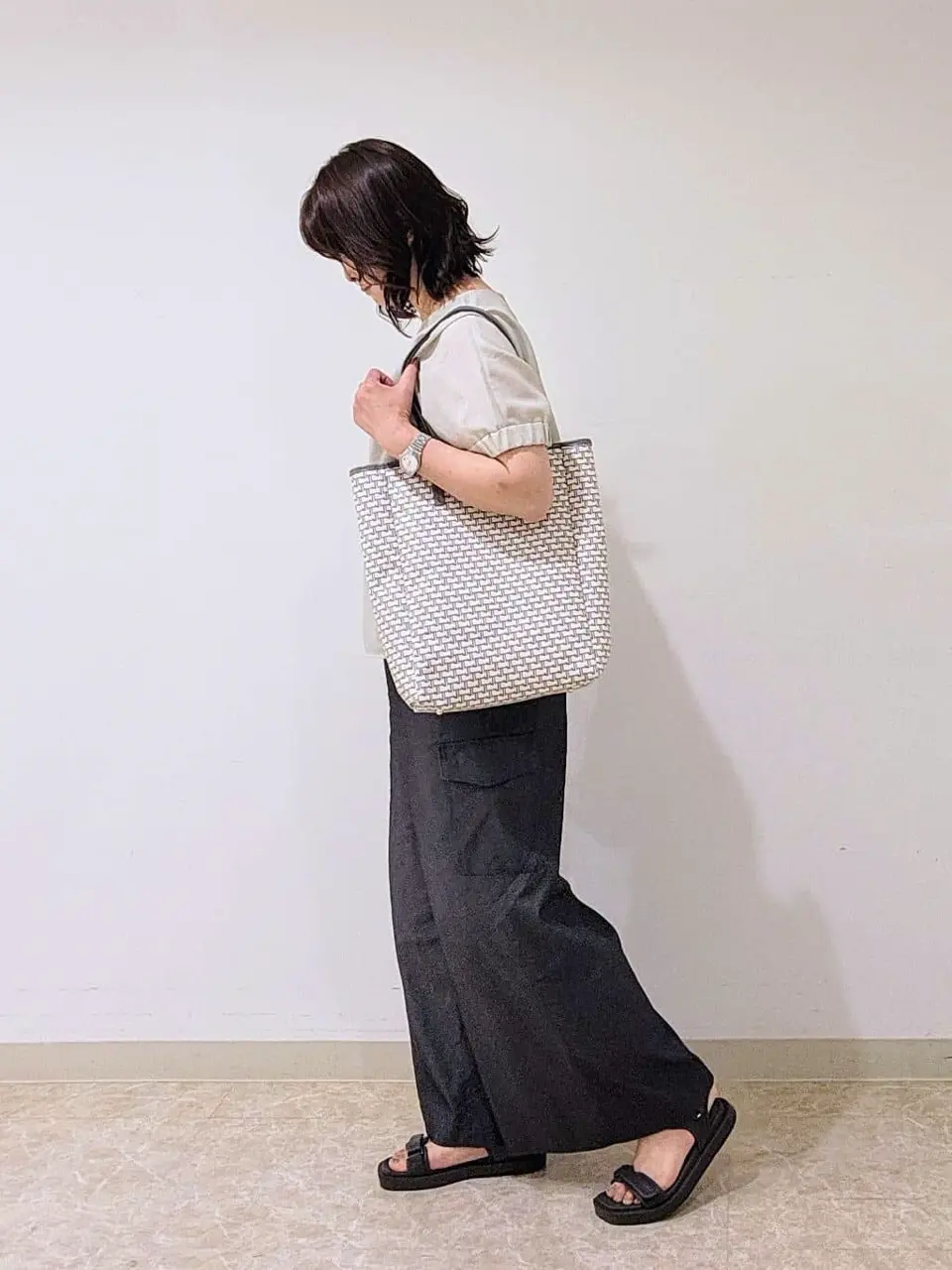 自由区 竹増 コーディネート画像