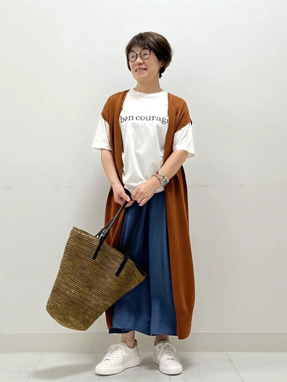 自由区 スタッフ コーディネート画像