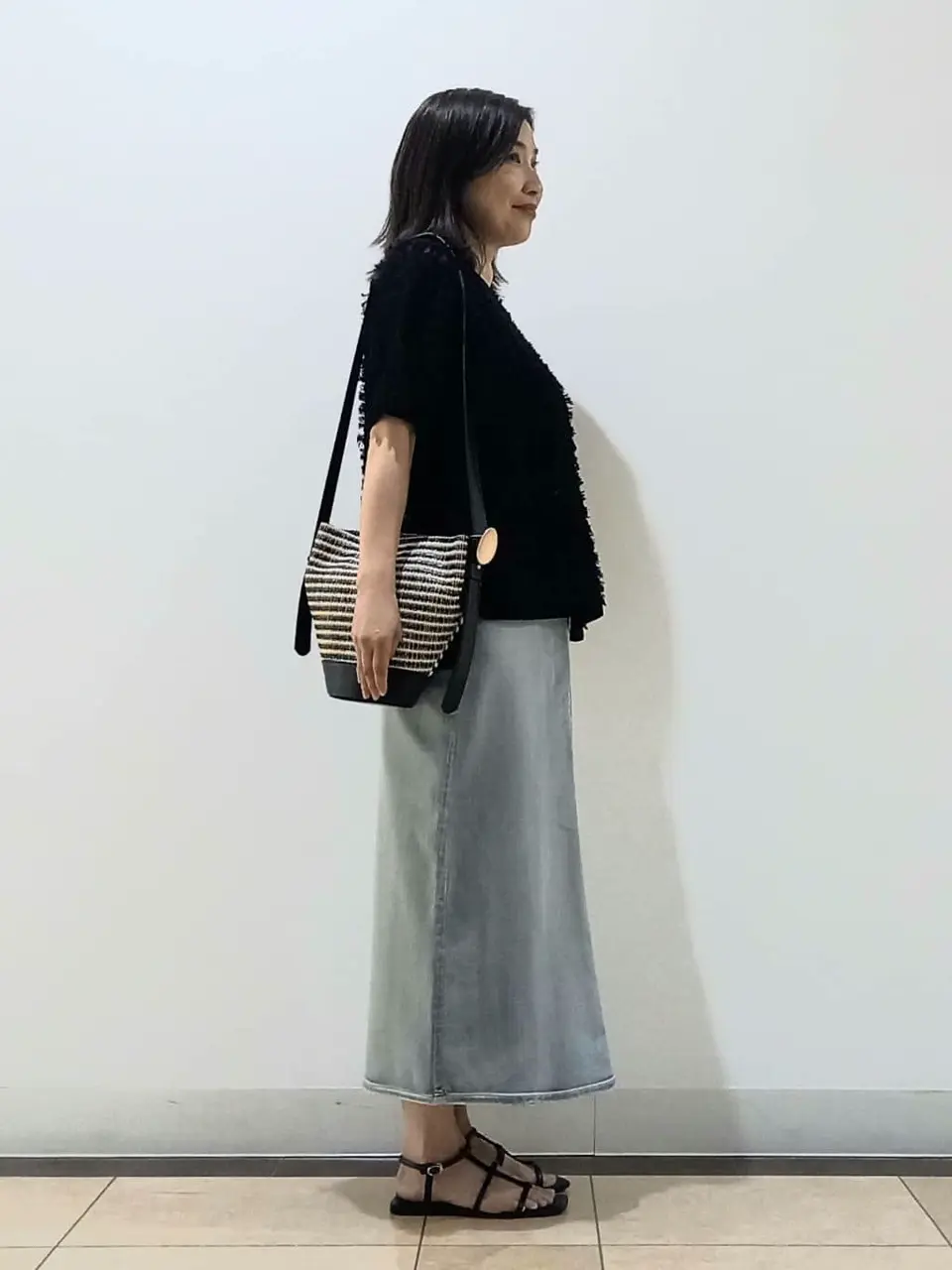 自由区 中川 コーディネート画像