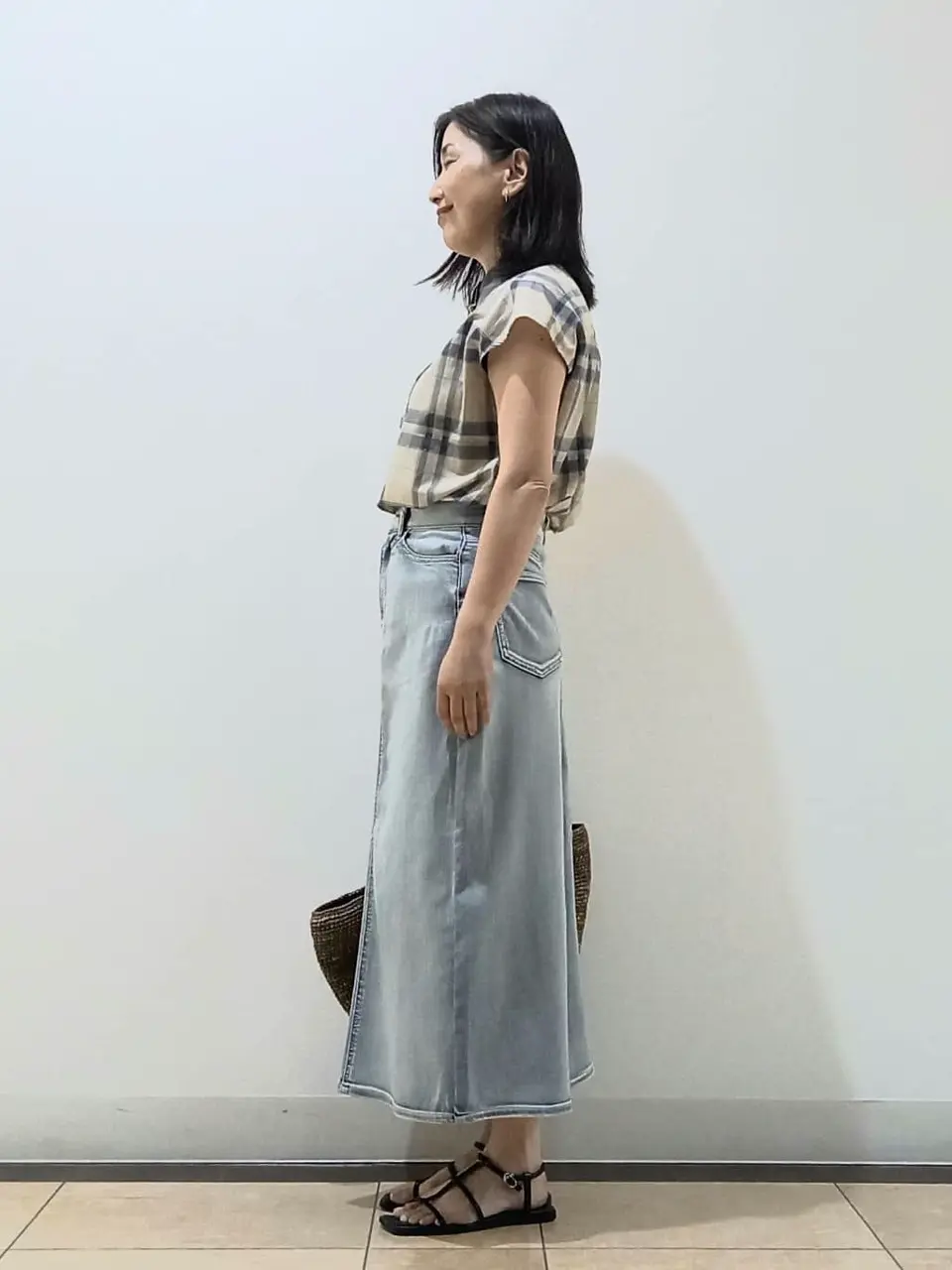 自由区 中川 コーディネート画像