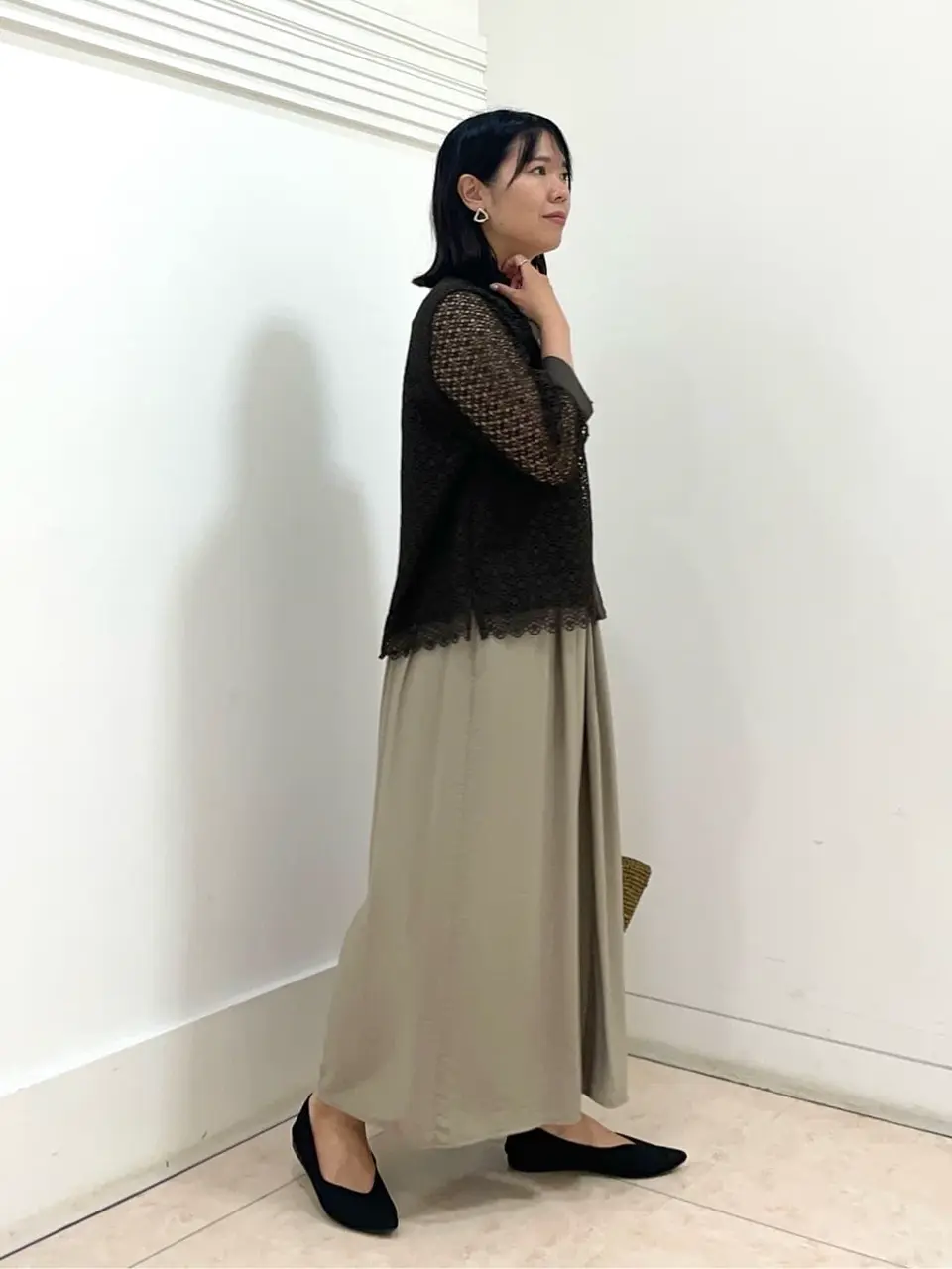 自由区 misato コーディネート画像