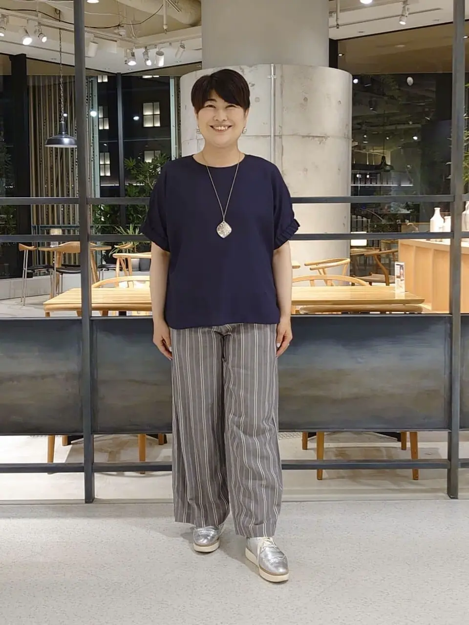 自由区 田中 コーディネート画像