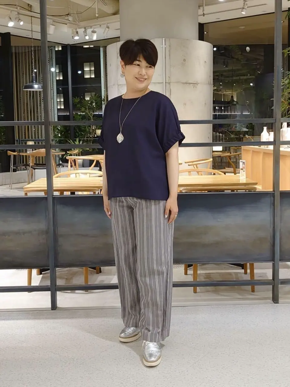 自由区 田中 コーディネート画像