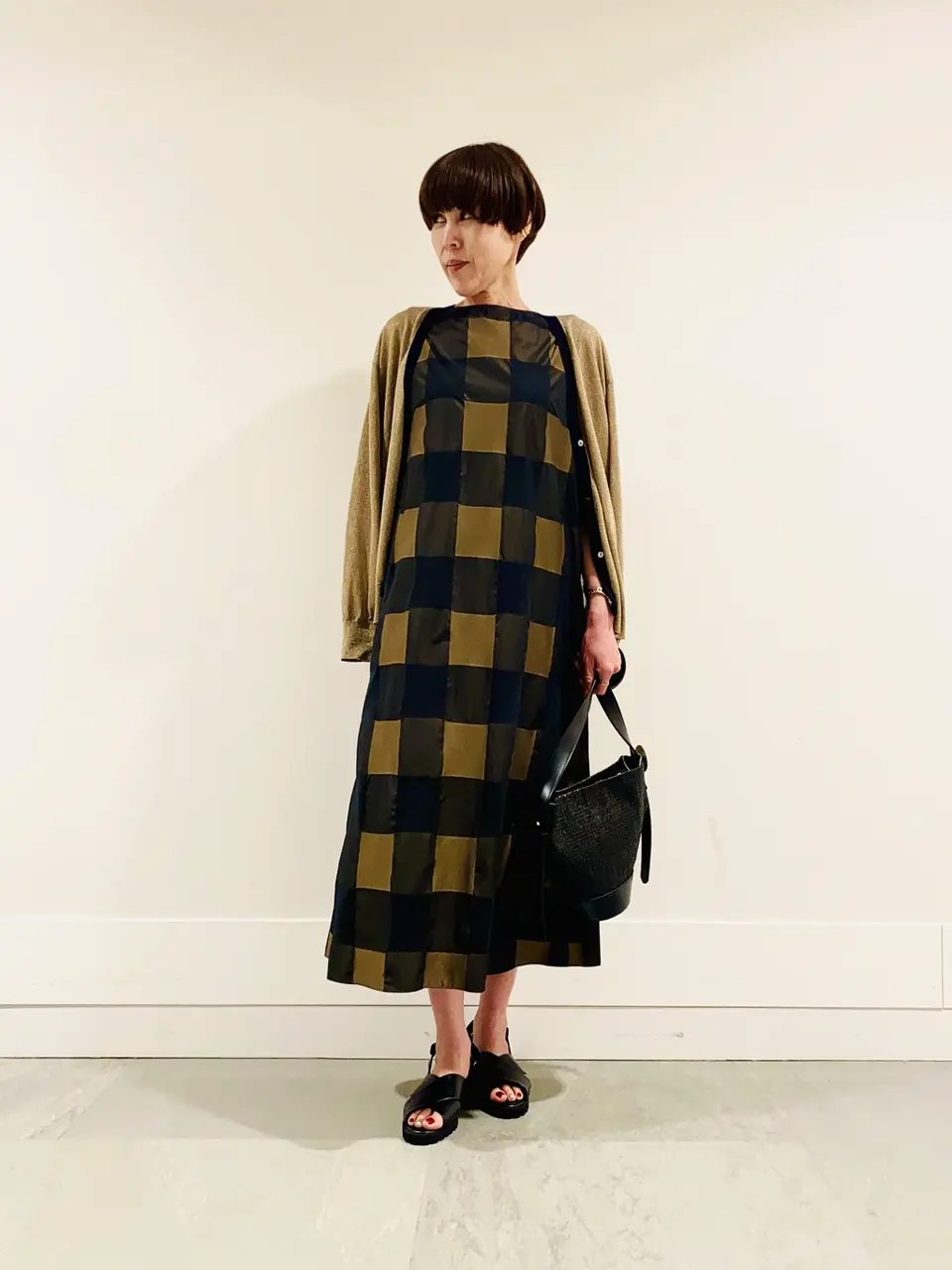 自由区 冨樫 コーディネート画像