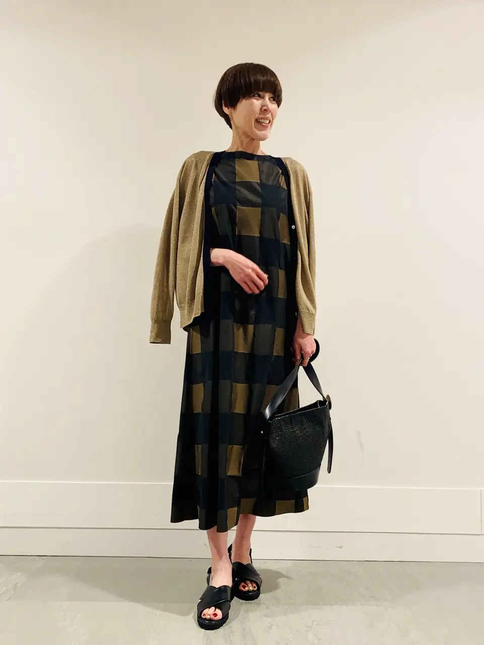 自由区 冨樫 コーディネート画像