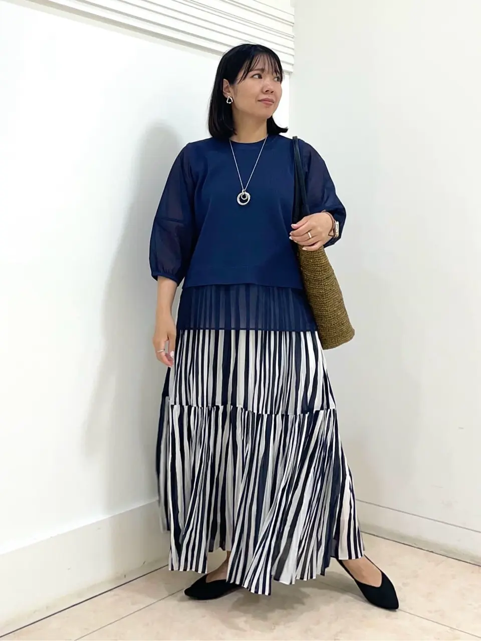 自由区 misato コーディネート画像