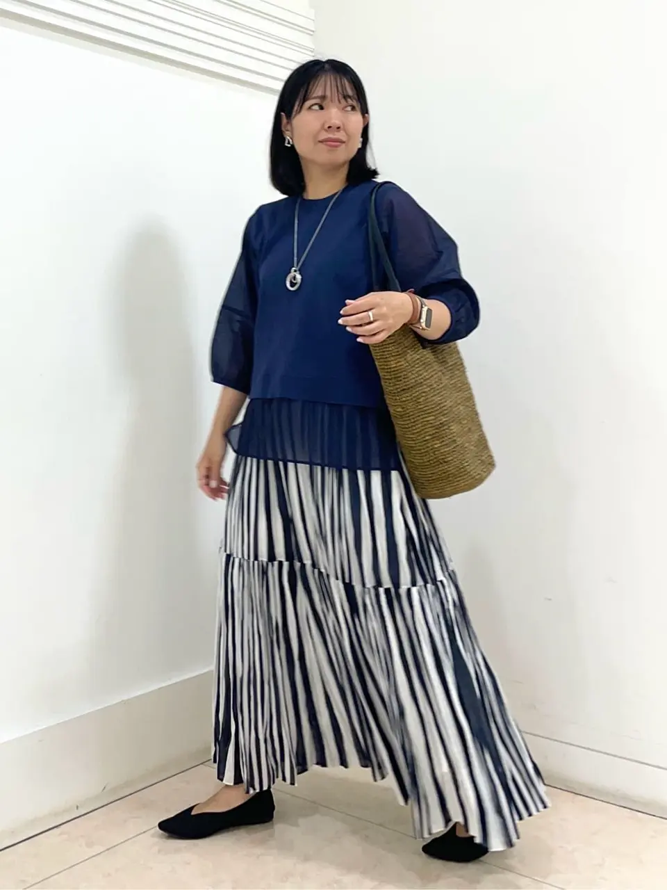 自由区 misato コーディネート画像