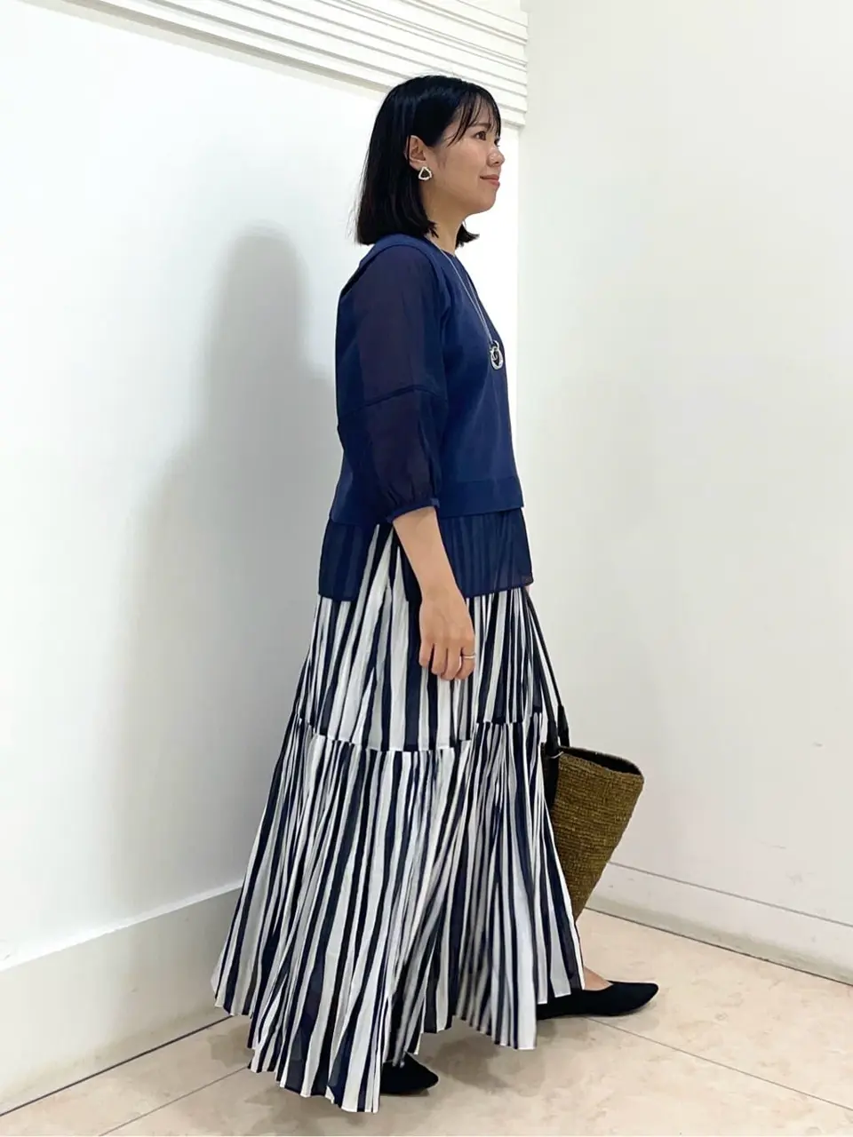 自由区 misato コーディネート画像