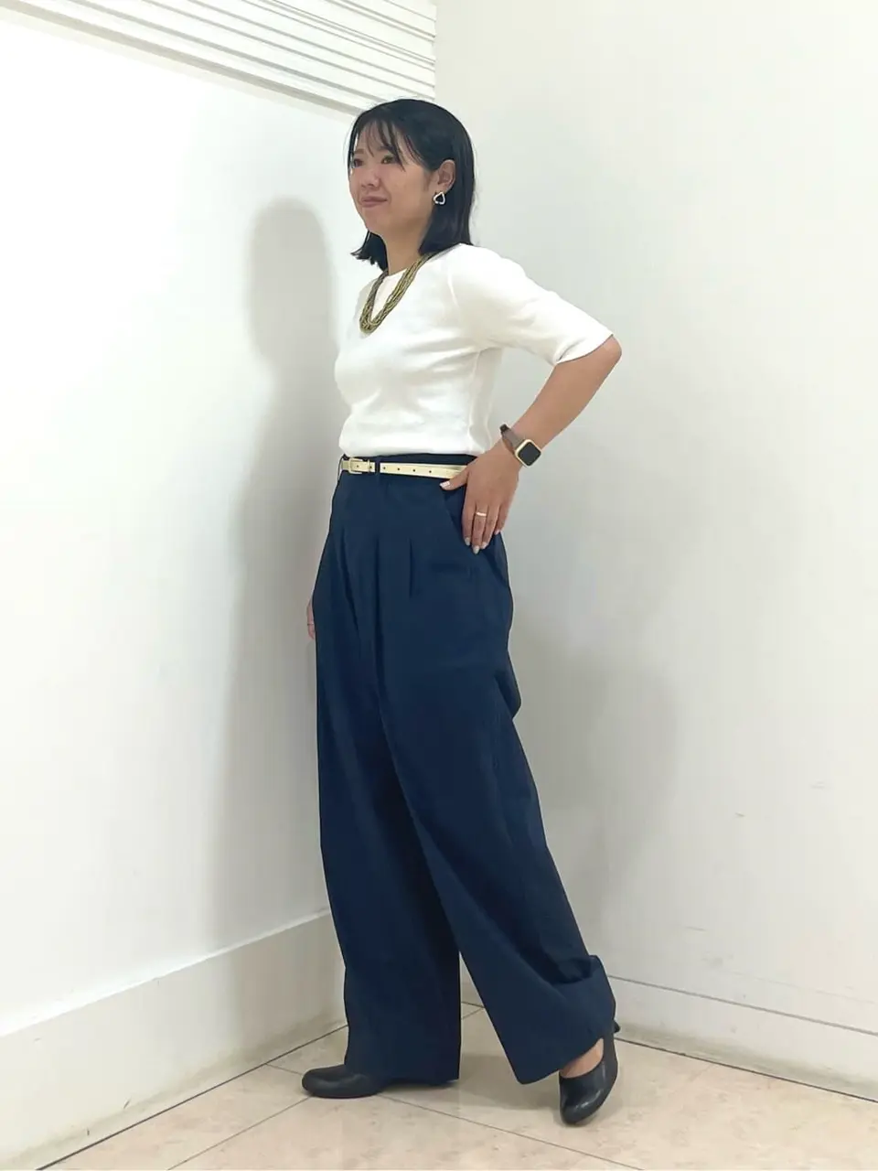 自由区 misato コーディネート画像