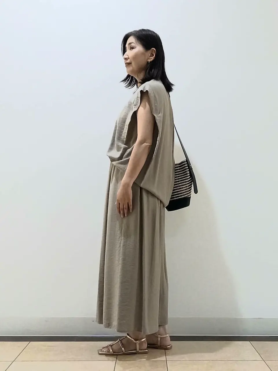 自由区 中川 コーディネート画像