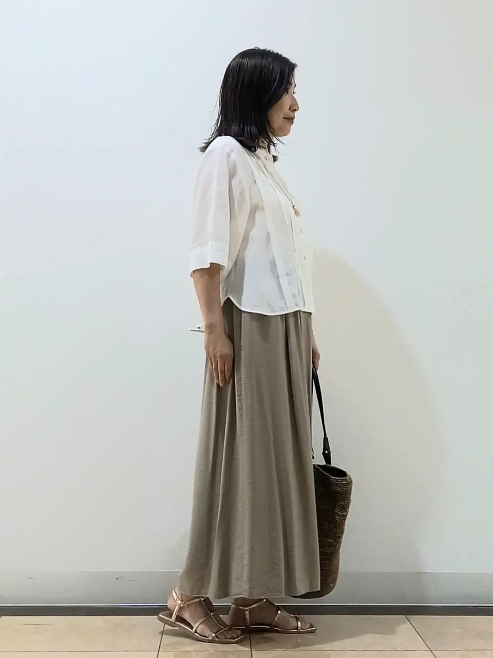 自由区 中川 コーディネート画像