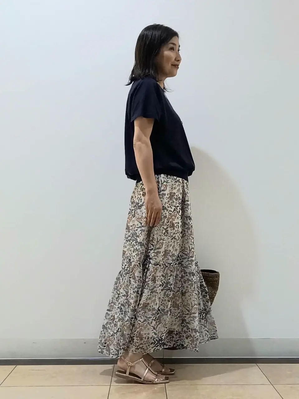 自由区 中川 コーディネート画像