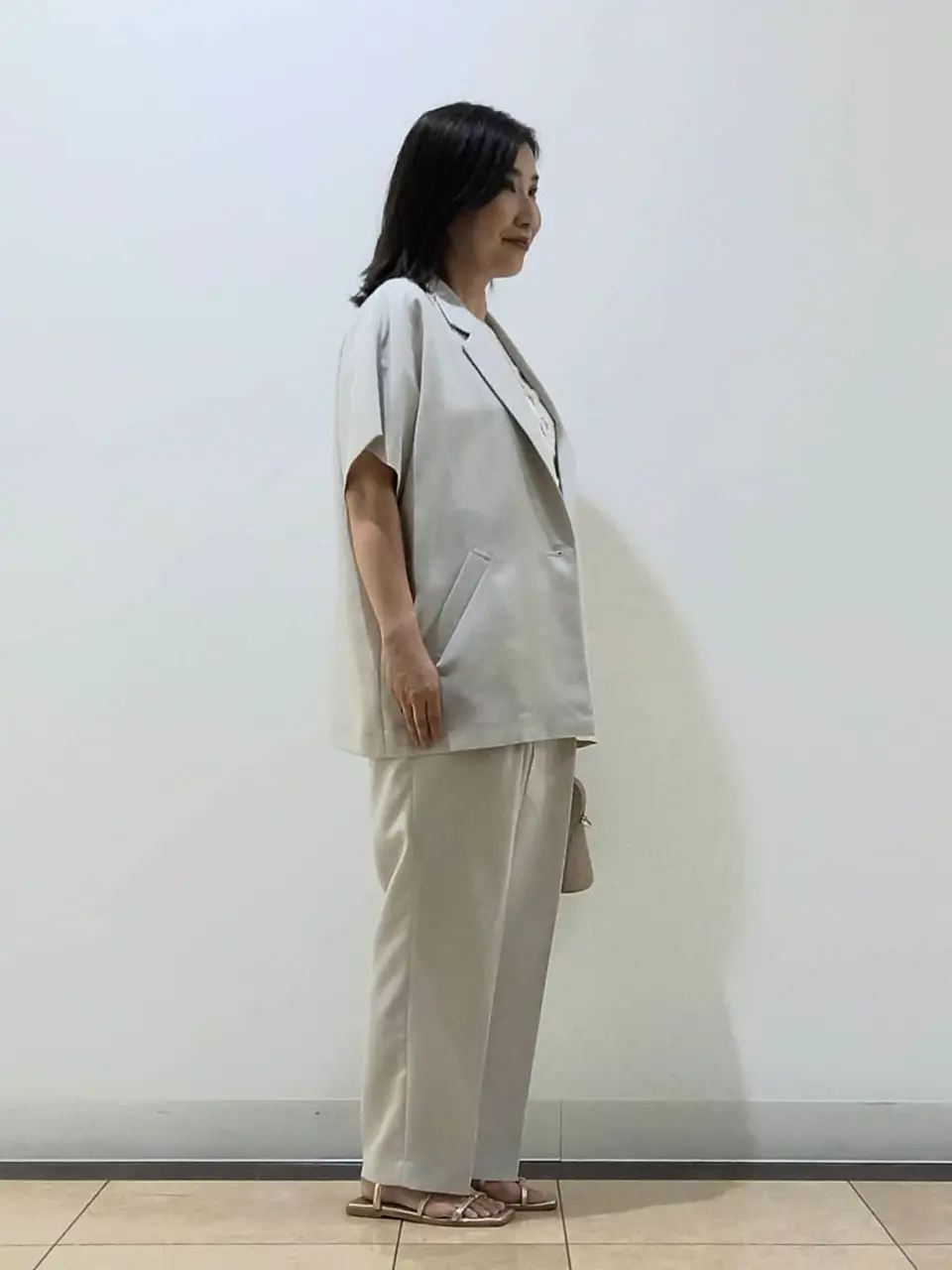 自由区 中川 コーディネート画像