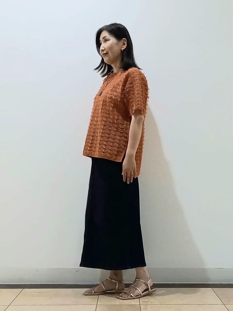 自由区 中川 コーディネート画像