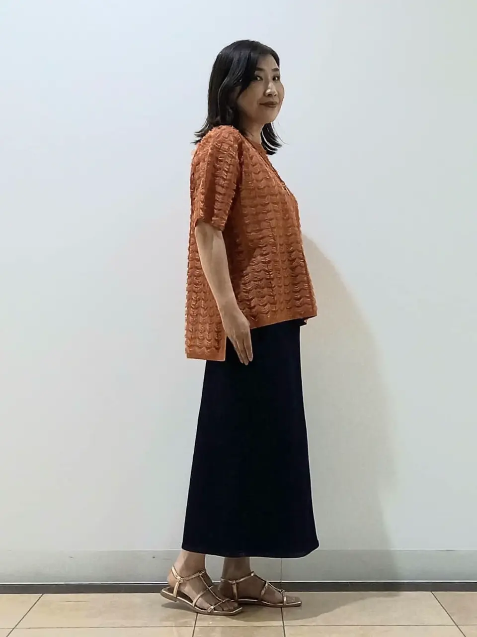 自由区 中川 コーディネート画像