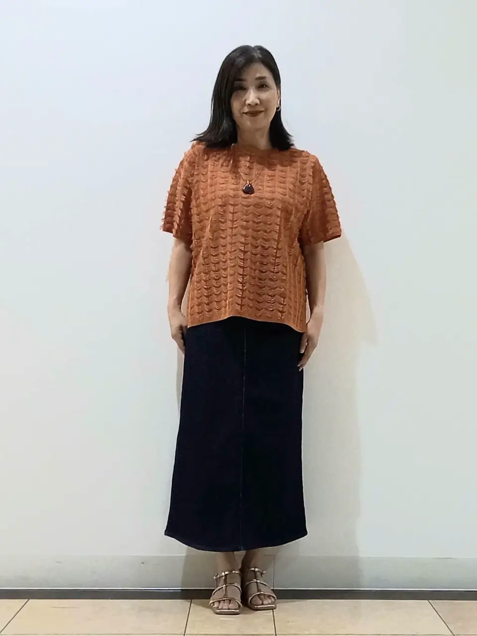 自由区 中川 コーディネート画像