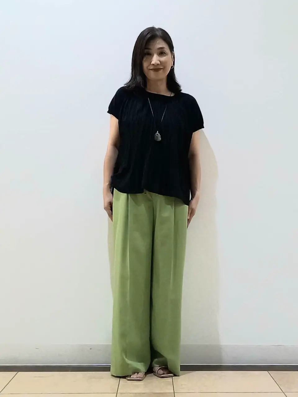 自由区 中川 コーディネート画像