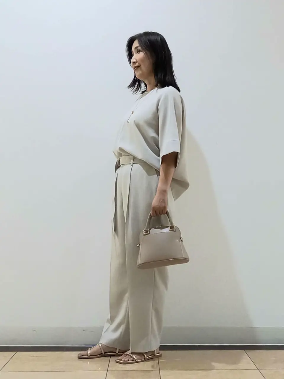 自由区 中川 コーディネート画像