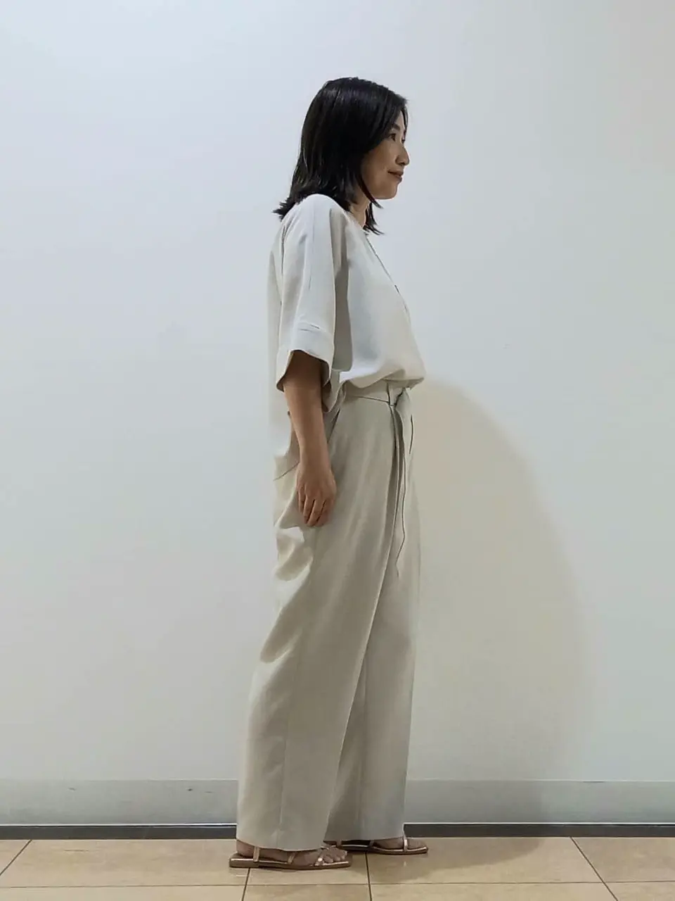 自由区 中川 コーディネート画像