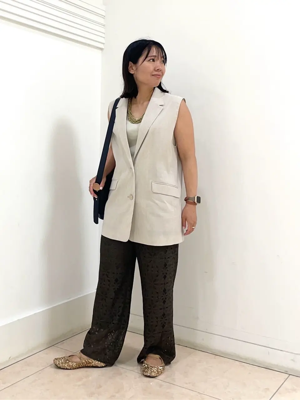 自由区 misato コーディネート画像