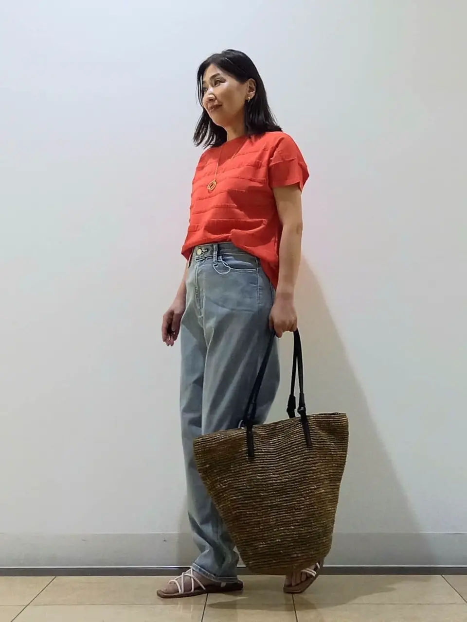 自由区 中川 コーディネート画像