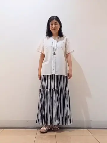 自由区 中川 コーディネート画像