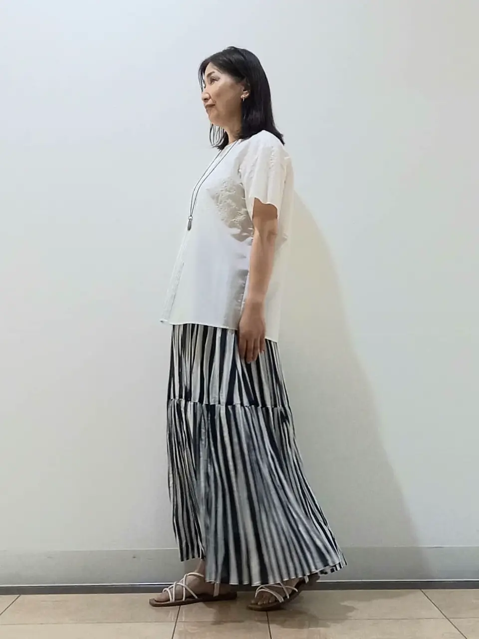 自由区 中川 コーディネート画像