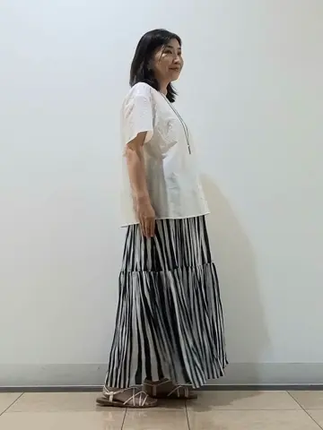 自由区 中川 コーディネート画像