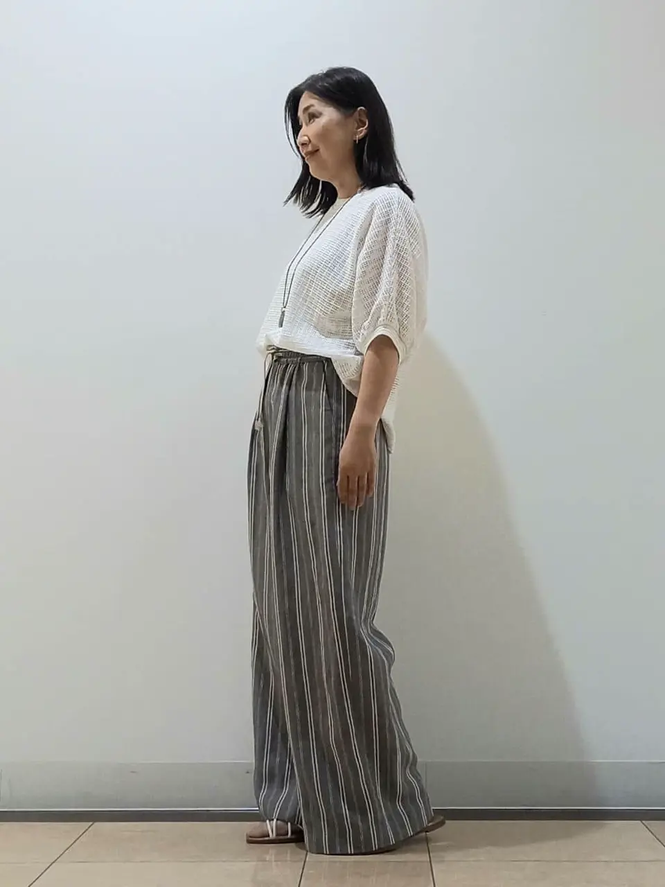 自由区 中川 コーディネート画像