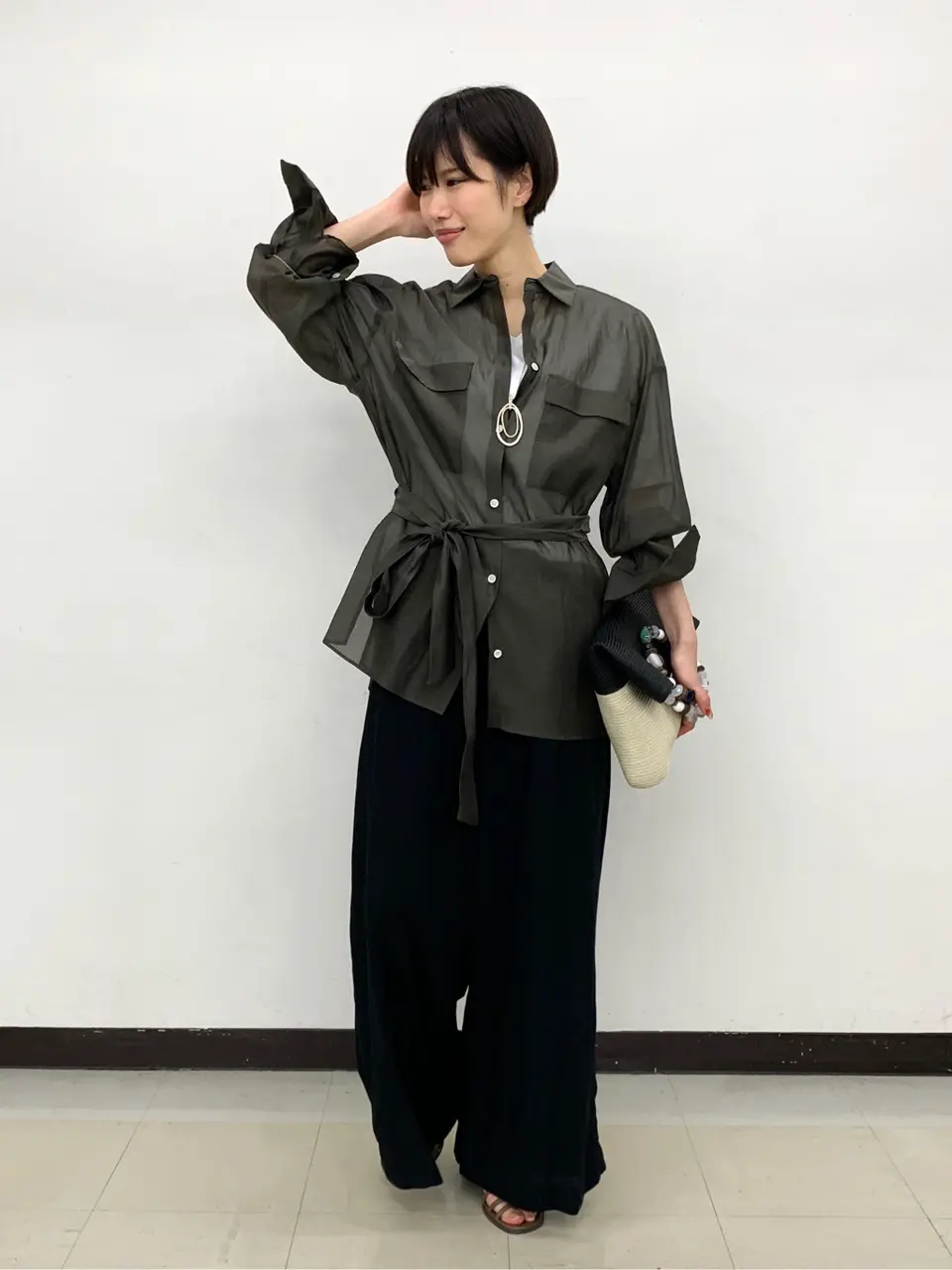 自由区 河野 コーディネート画像