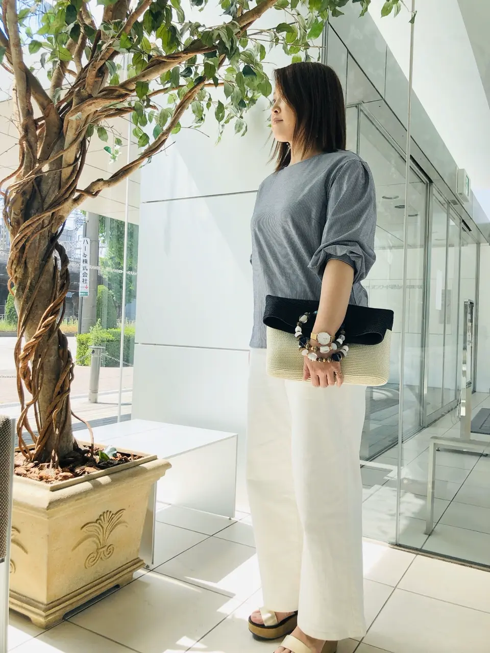 自由区 上島 コーディネート画像