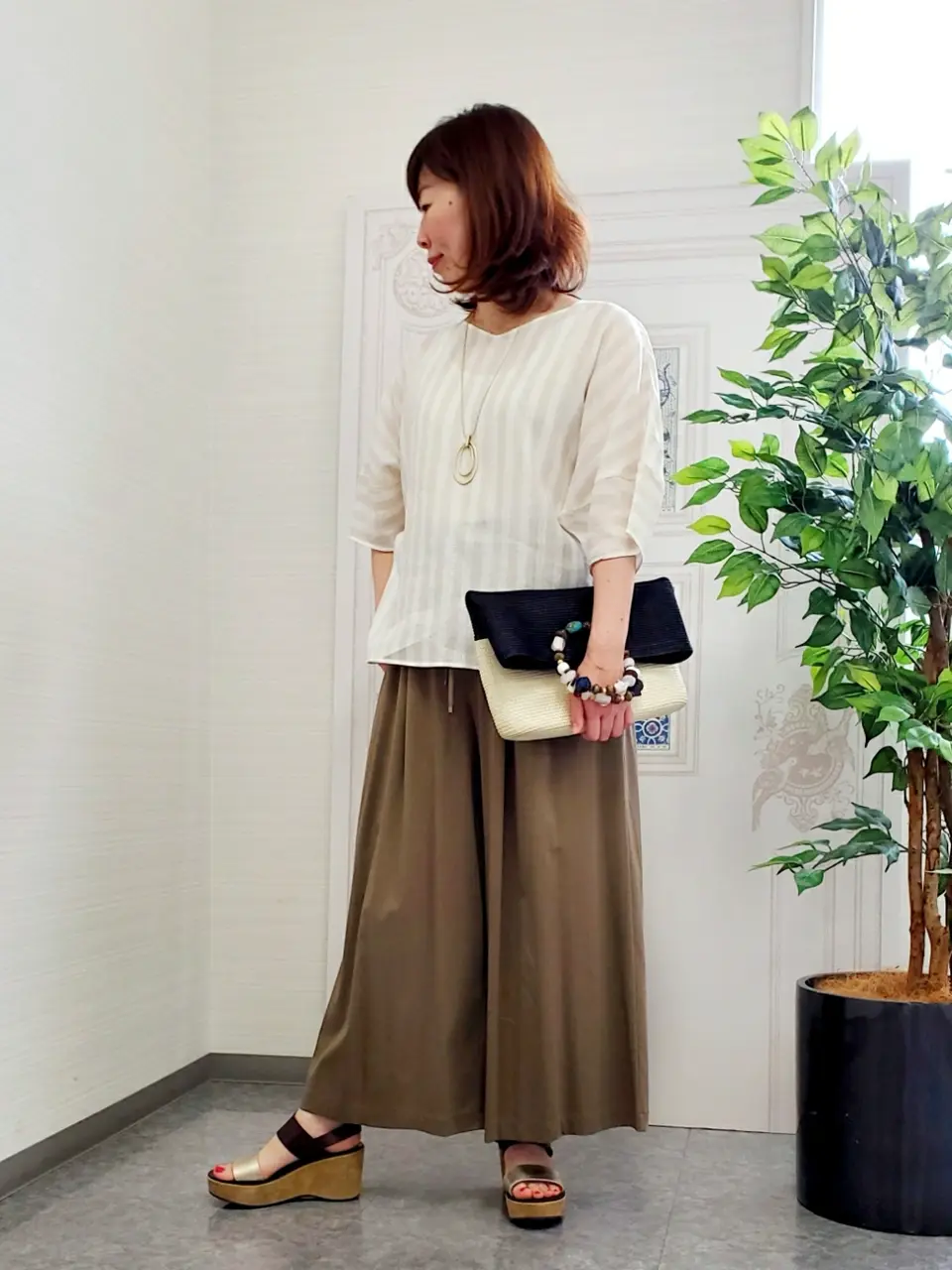 自由区 田辺 コーディネート画像