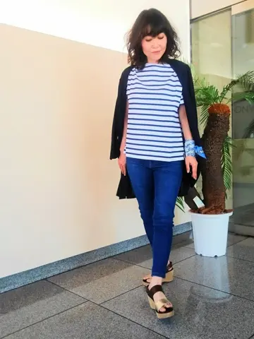 自由区 廣本 コーディネート画像