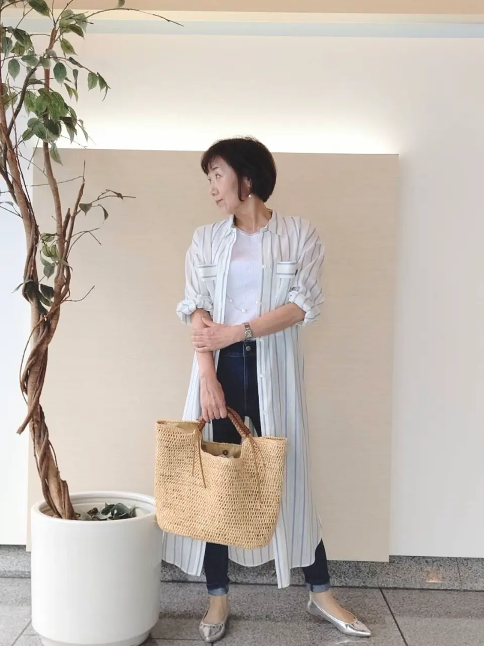 自由区 鶴田 コーディネート画像