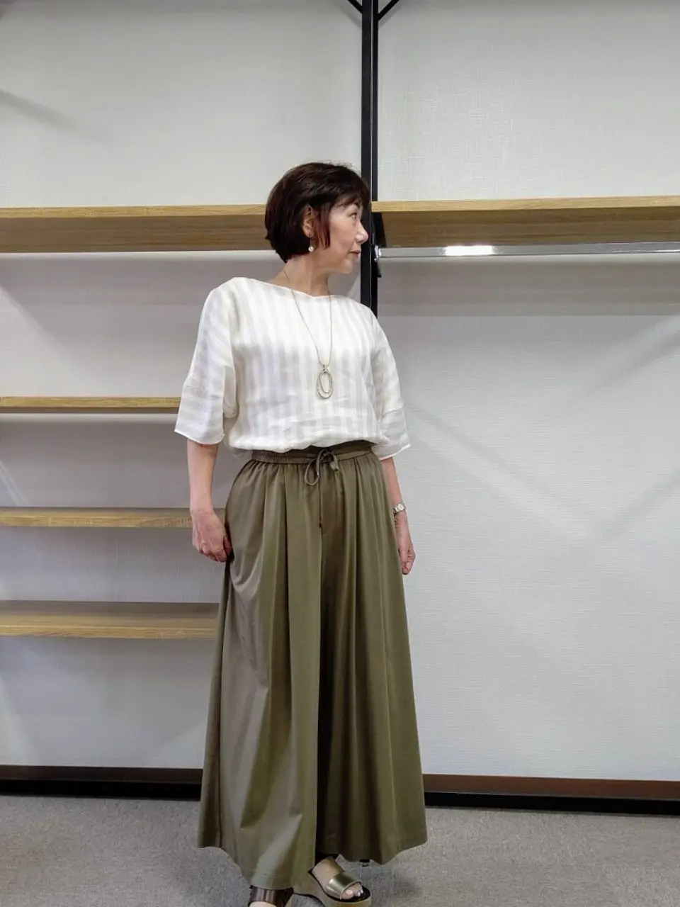 自由区 鶴田 コーディネート画像