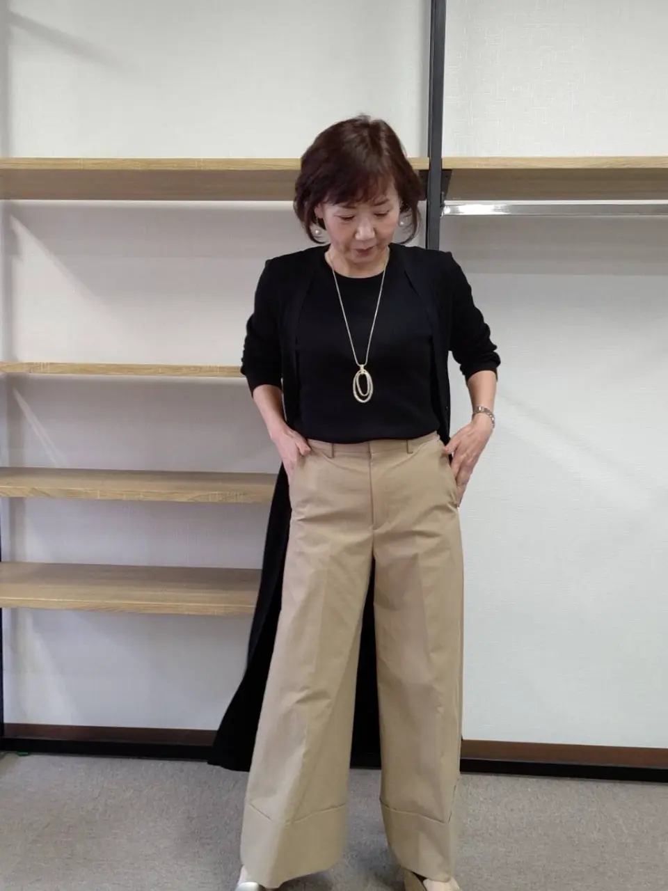 自由区 鶴田 コーディネート画像