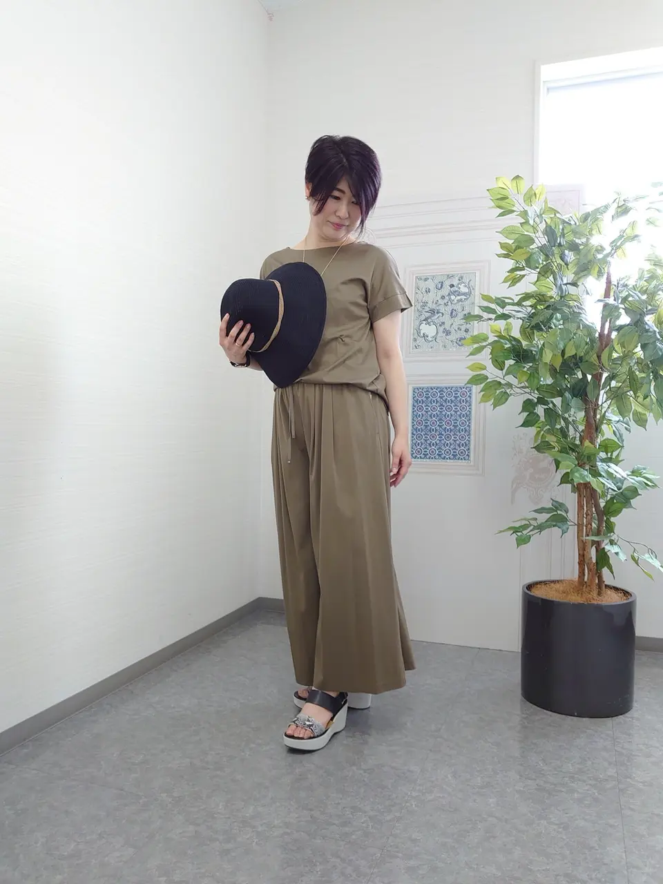 自由区 田中 コーディネート画像