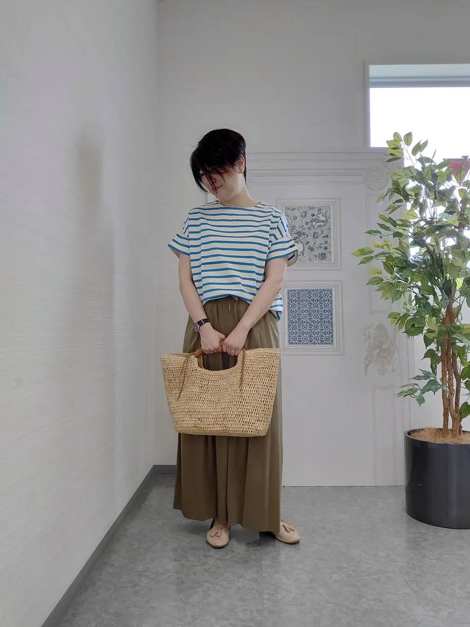 自由区 田中 コーディネート画像