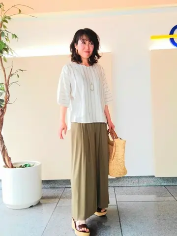 自由区 廣本 コーディネート画像