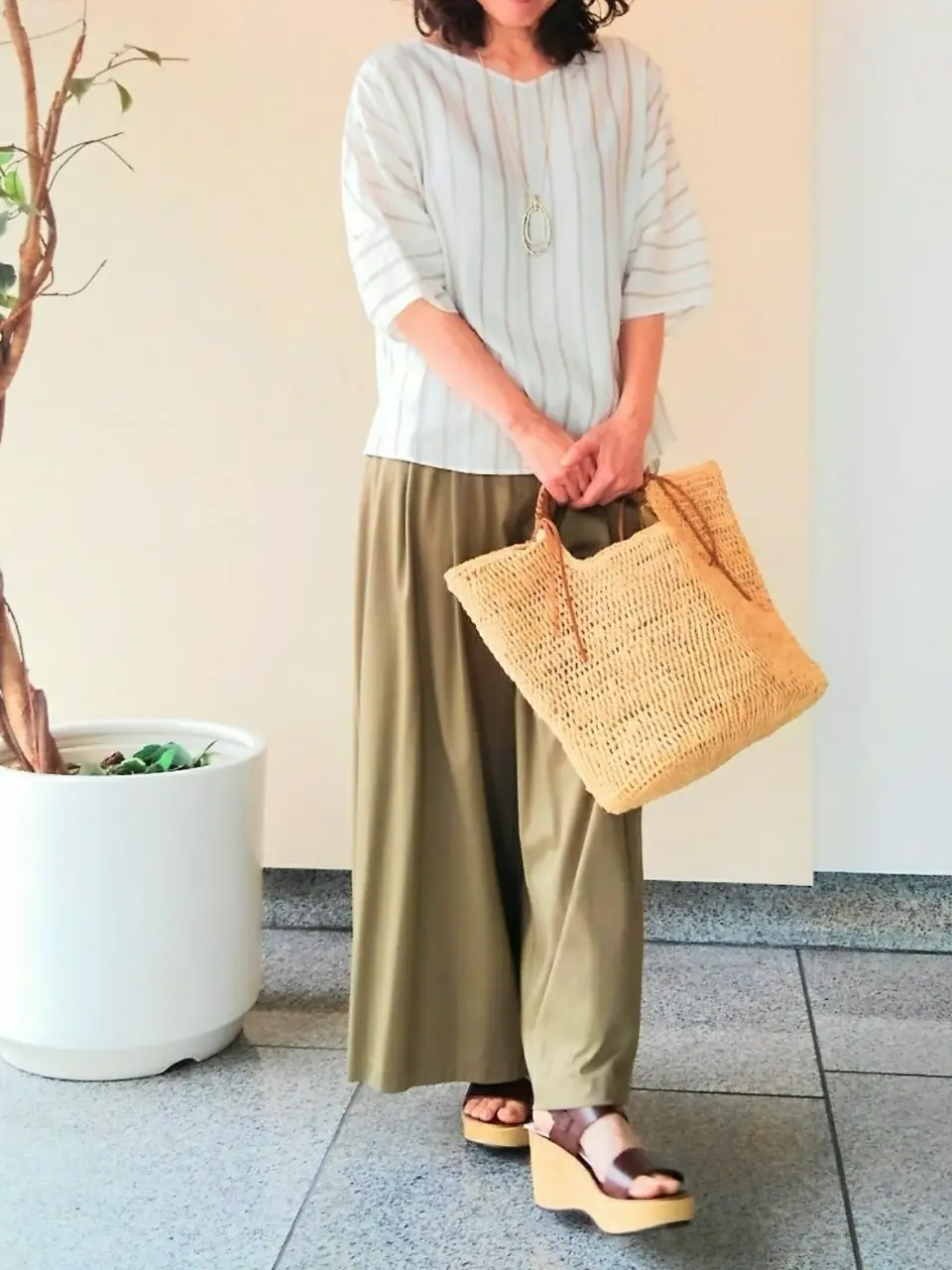 自由区 廣本 コーディネート画像