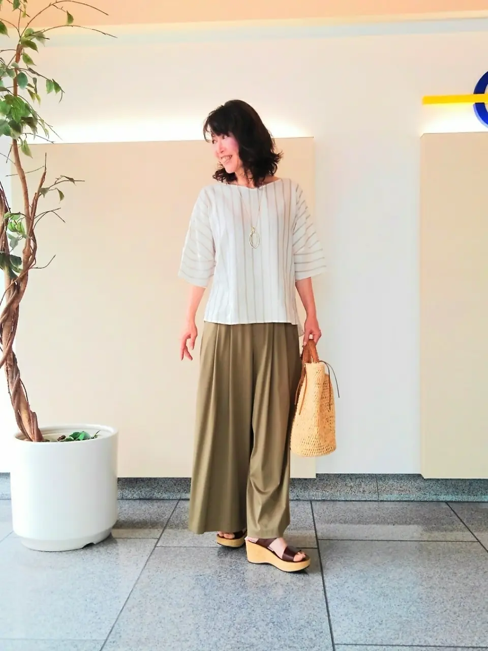 自由区 廣本 コーディネート画像