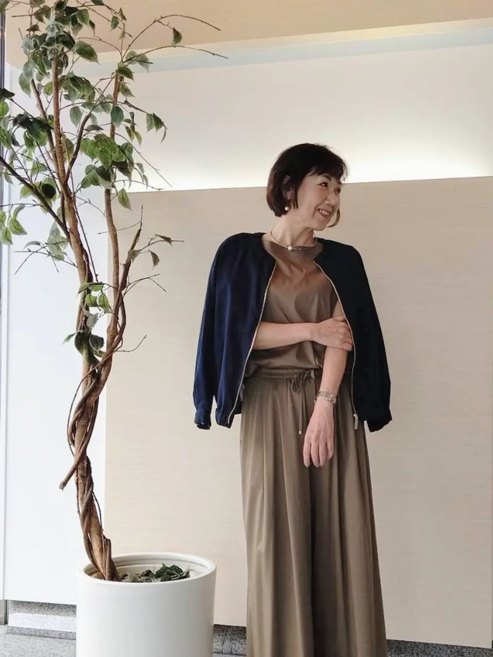 自由区 鶴田 コーディネート画像