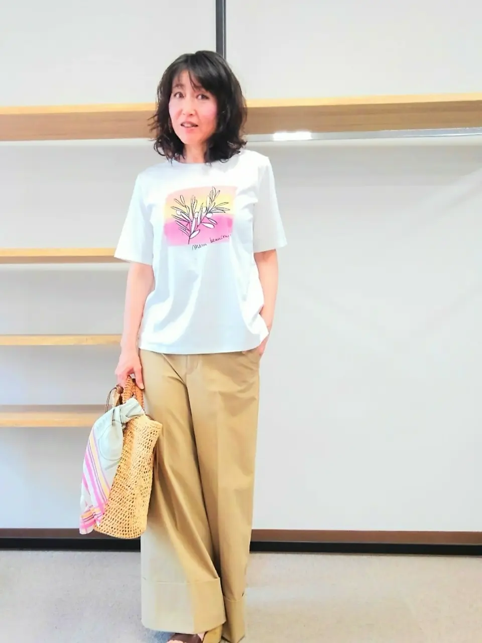 自由区 廣本 コーディネート画像