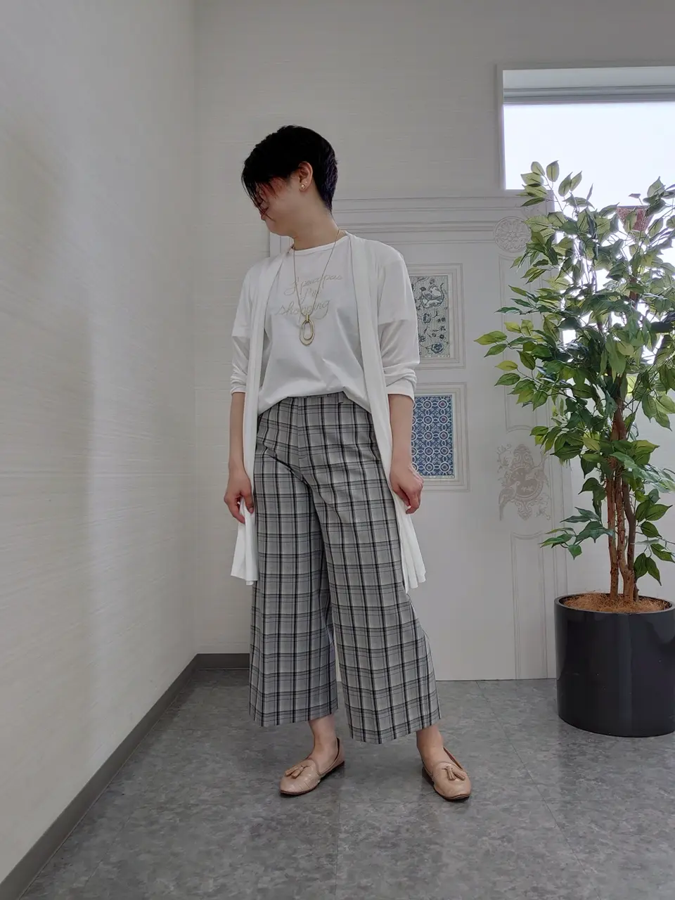 自由区 田中 コーディネート画像