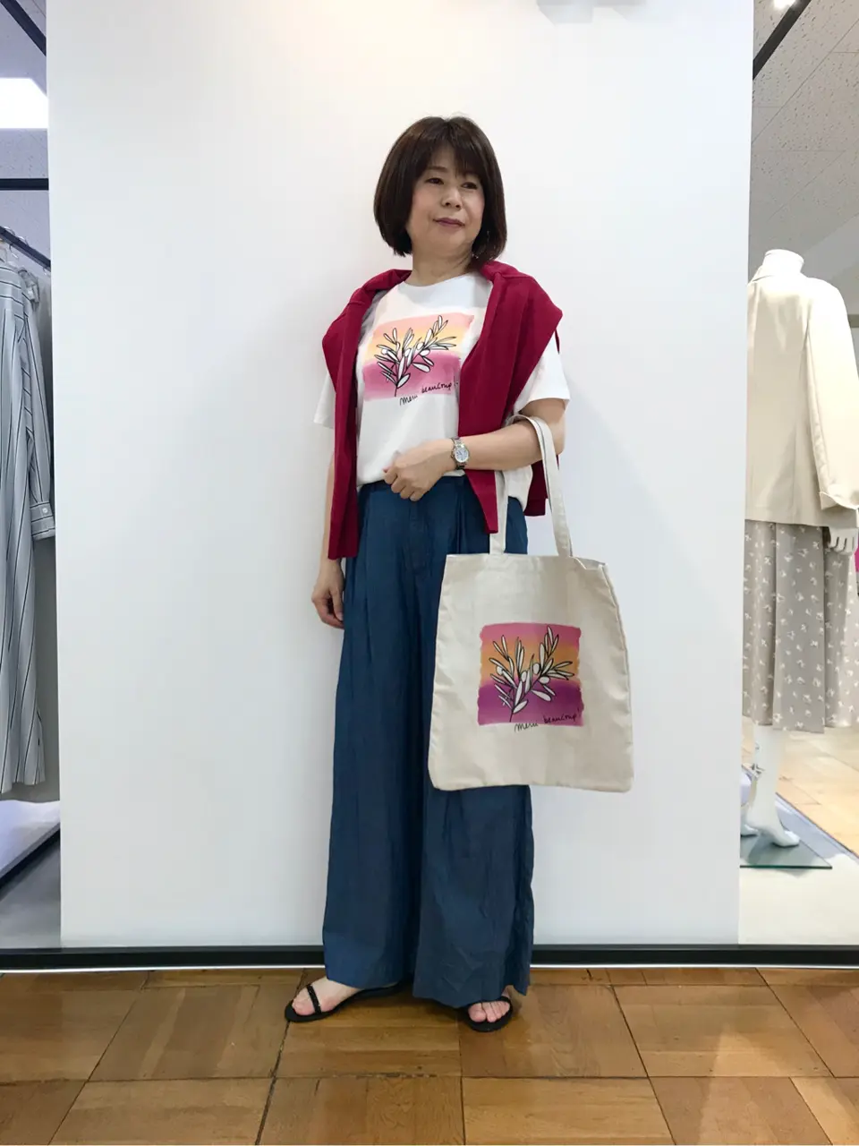 自由区 松瀬 コーディネート画像