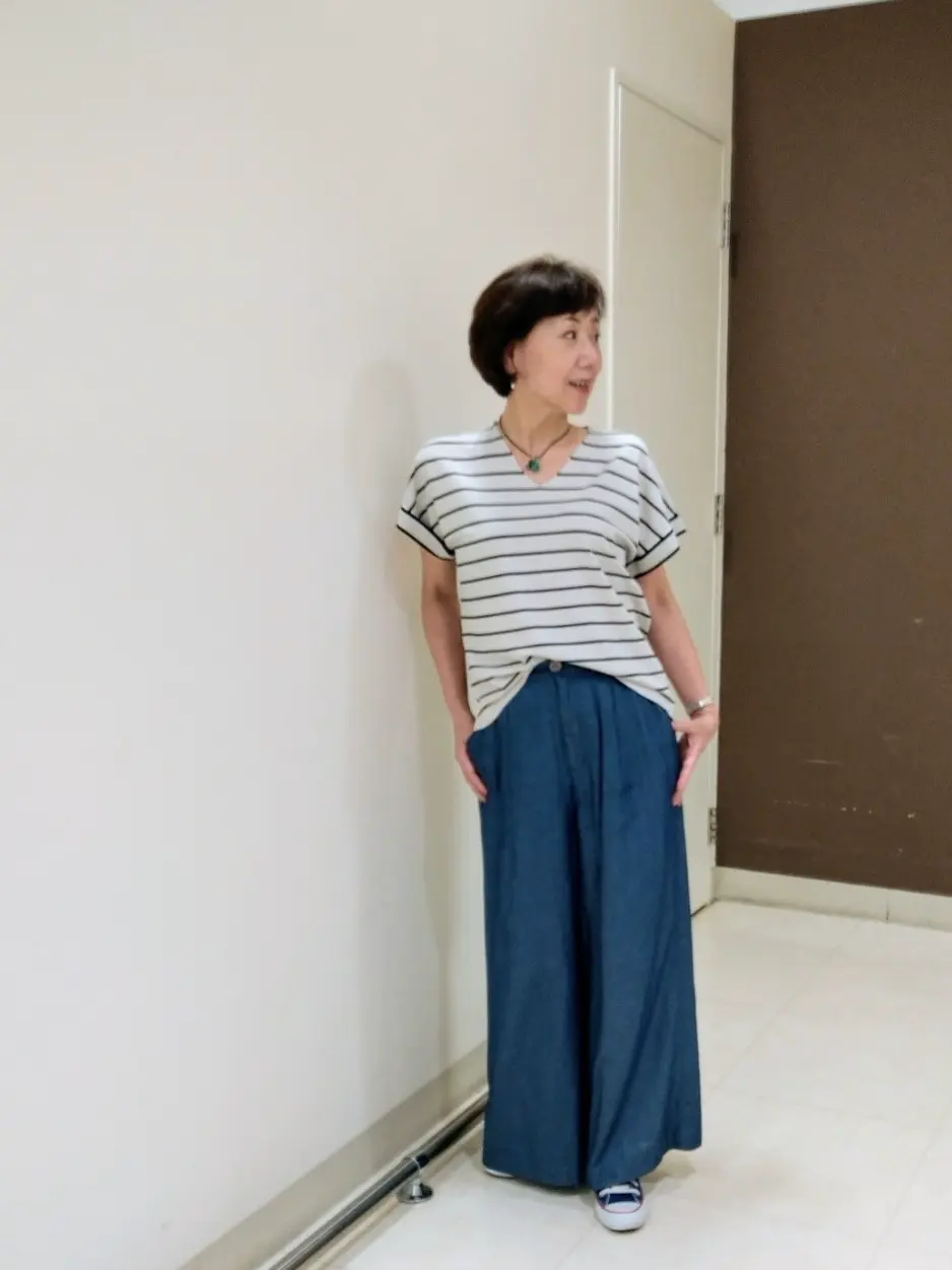 自由区 鶴田 コーディネート画像