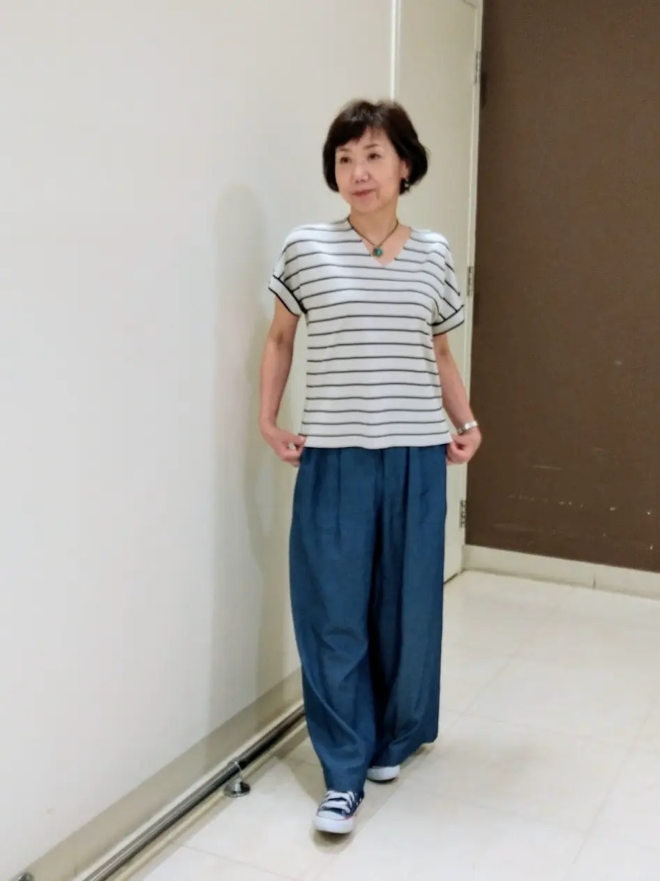 自由区 鶴田 コーディネート画像