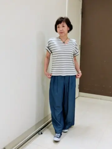 自由区 鶴田 コーディネート画像